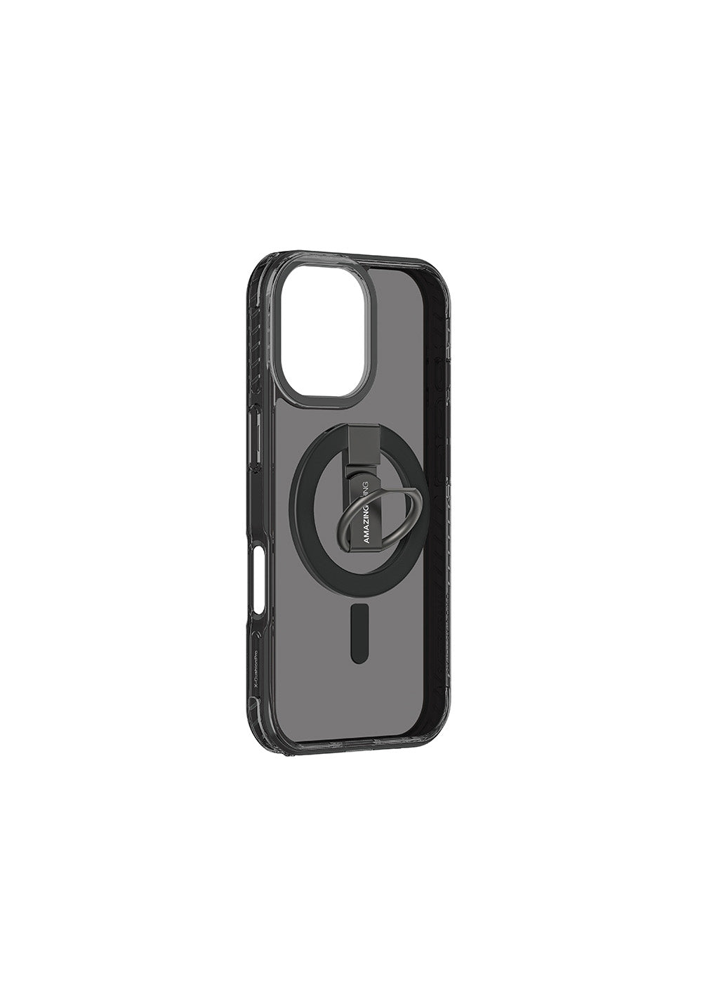Apple iPhone 17 Kılıf Manyetik Şarj Uyumlu Yüzük Standlı Amazingthing Titan Pro Serisi Kapak