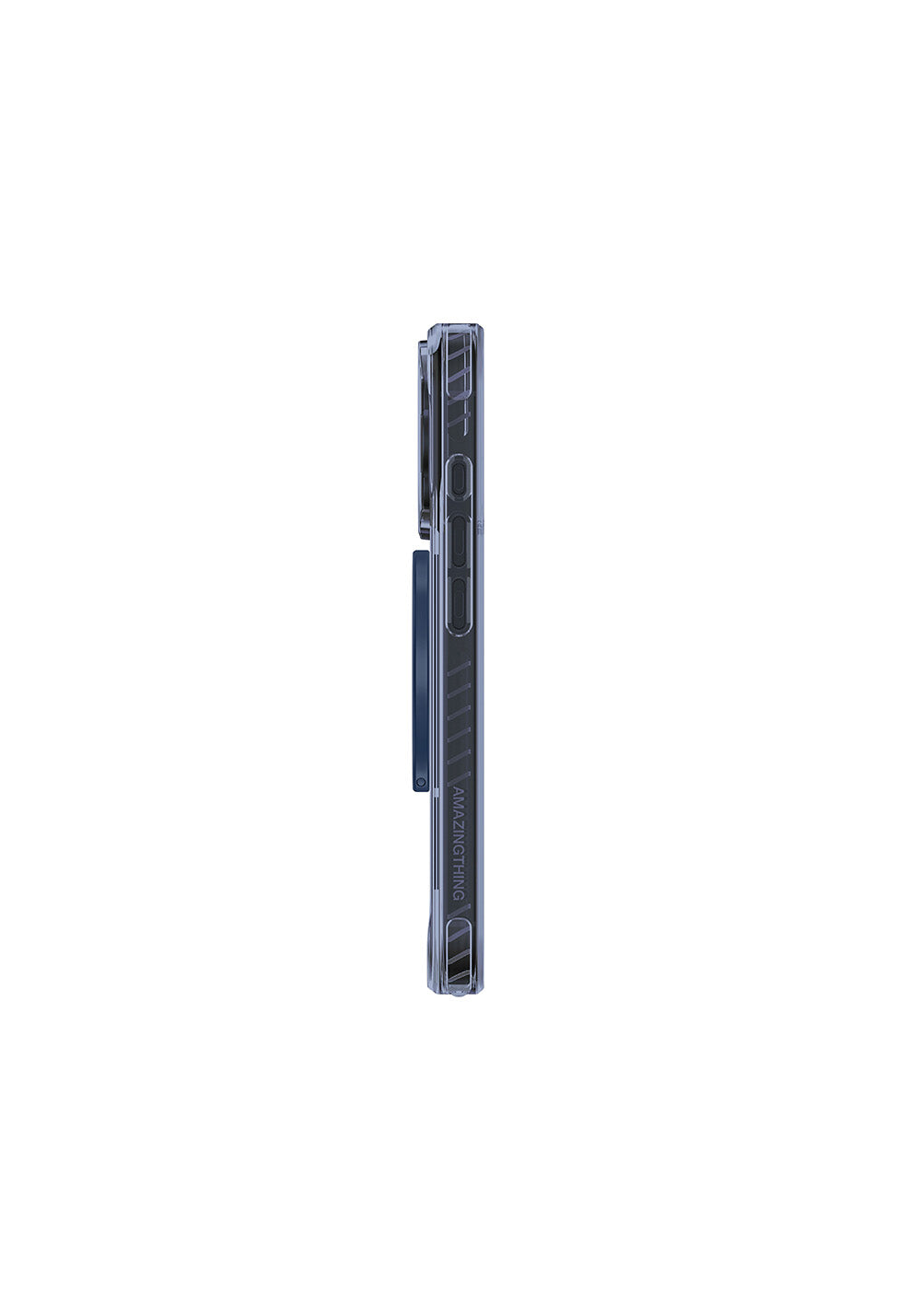 Apple iPhone 17 Pro Kılıf Manyetik Şarj Uyumlu Yüzük Standlı Amazingthing Titan Pro Serisi Kapak