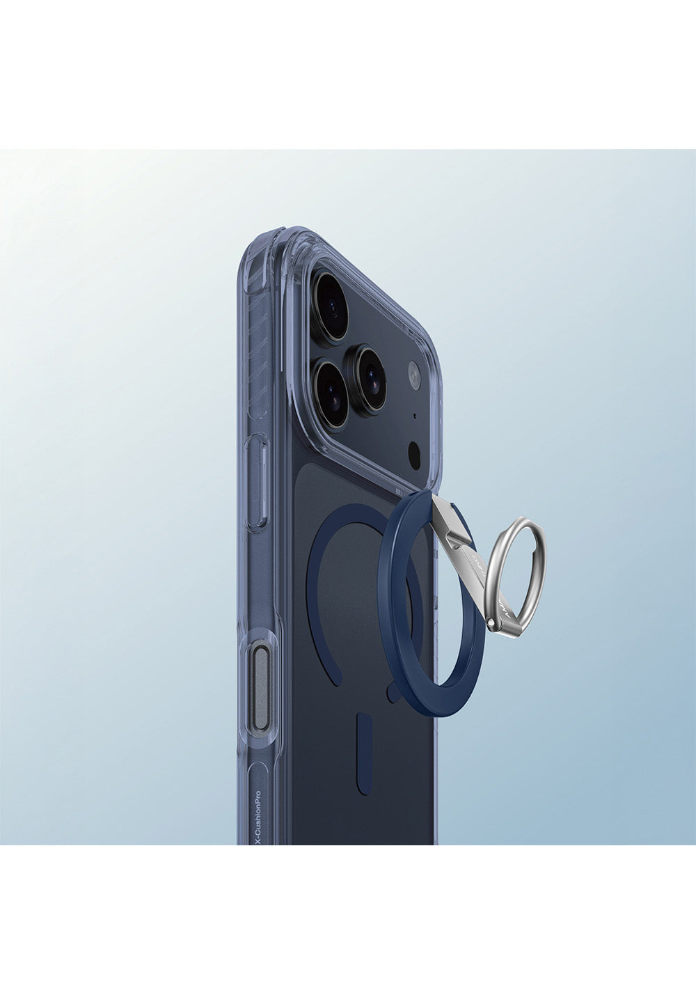Apple iPhone 17 Pro Kılıf Manyetik Şarj Uyumlu Yüzük Standlı Amazingthing Titan Pro Serisi Kapak