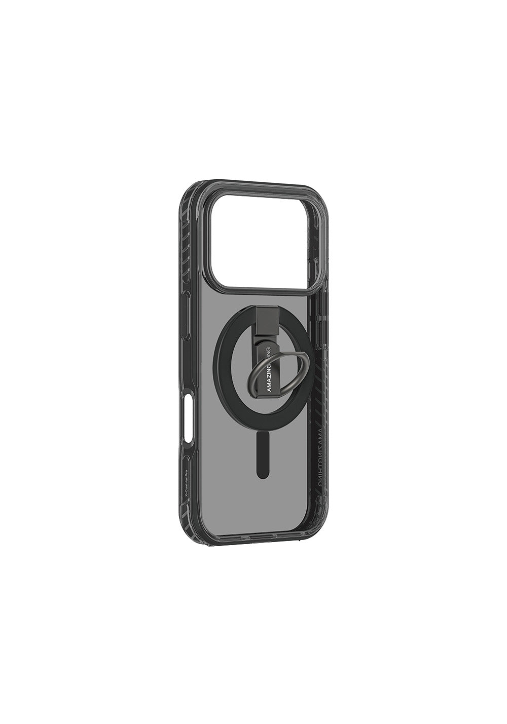 Apple iPhone 17 Pro Max Kılıf Manyetik Şarj Uyumlu Yüzük Standlı Amazingthing Titan Pro Serisi Kapak