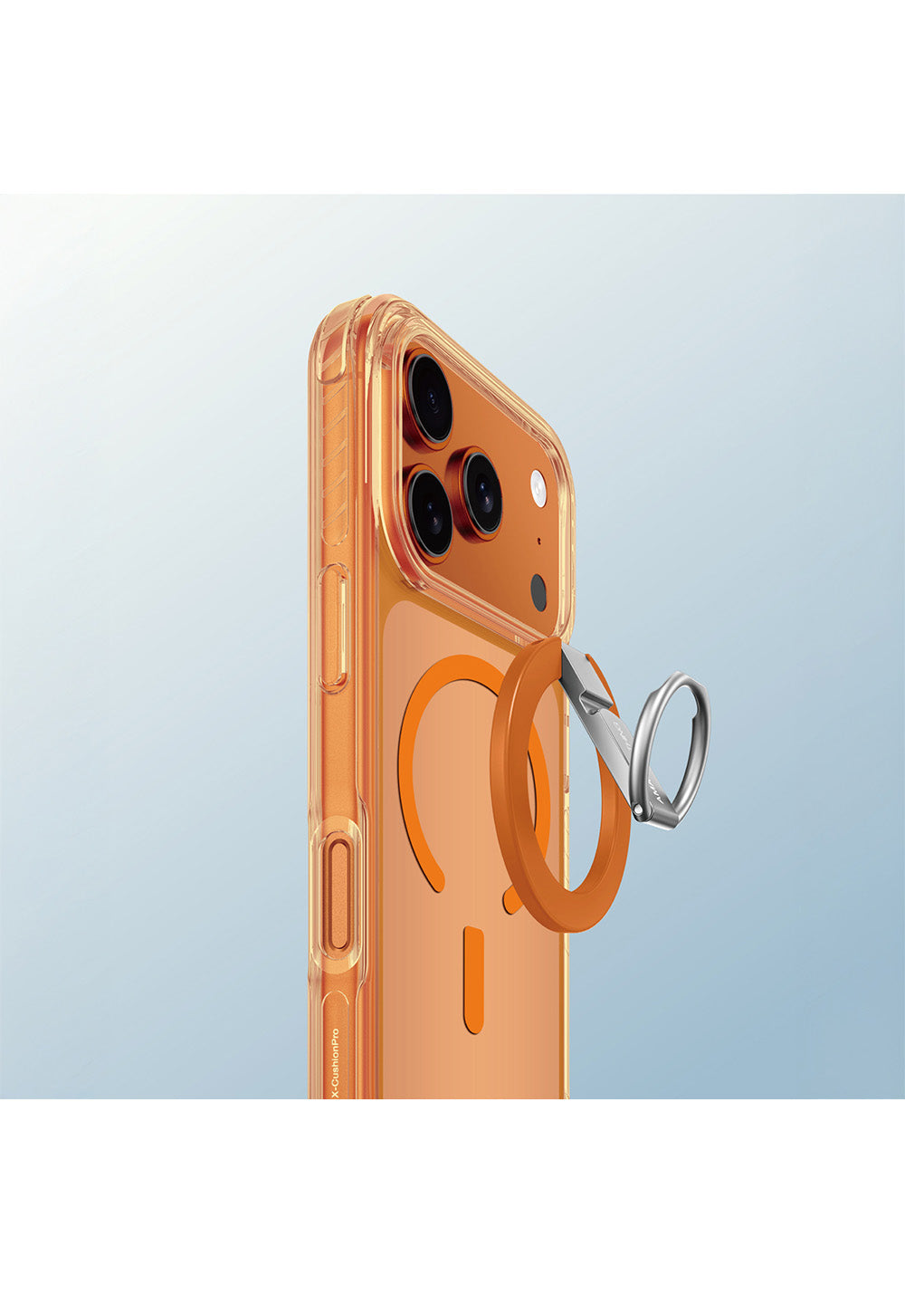 Apple iPhone 17 Pro Max Kılıf Manyetik Şarj Uyumlu Yüzük Standlı Amazingthing Titan Pro Serisi Kapak