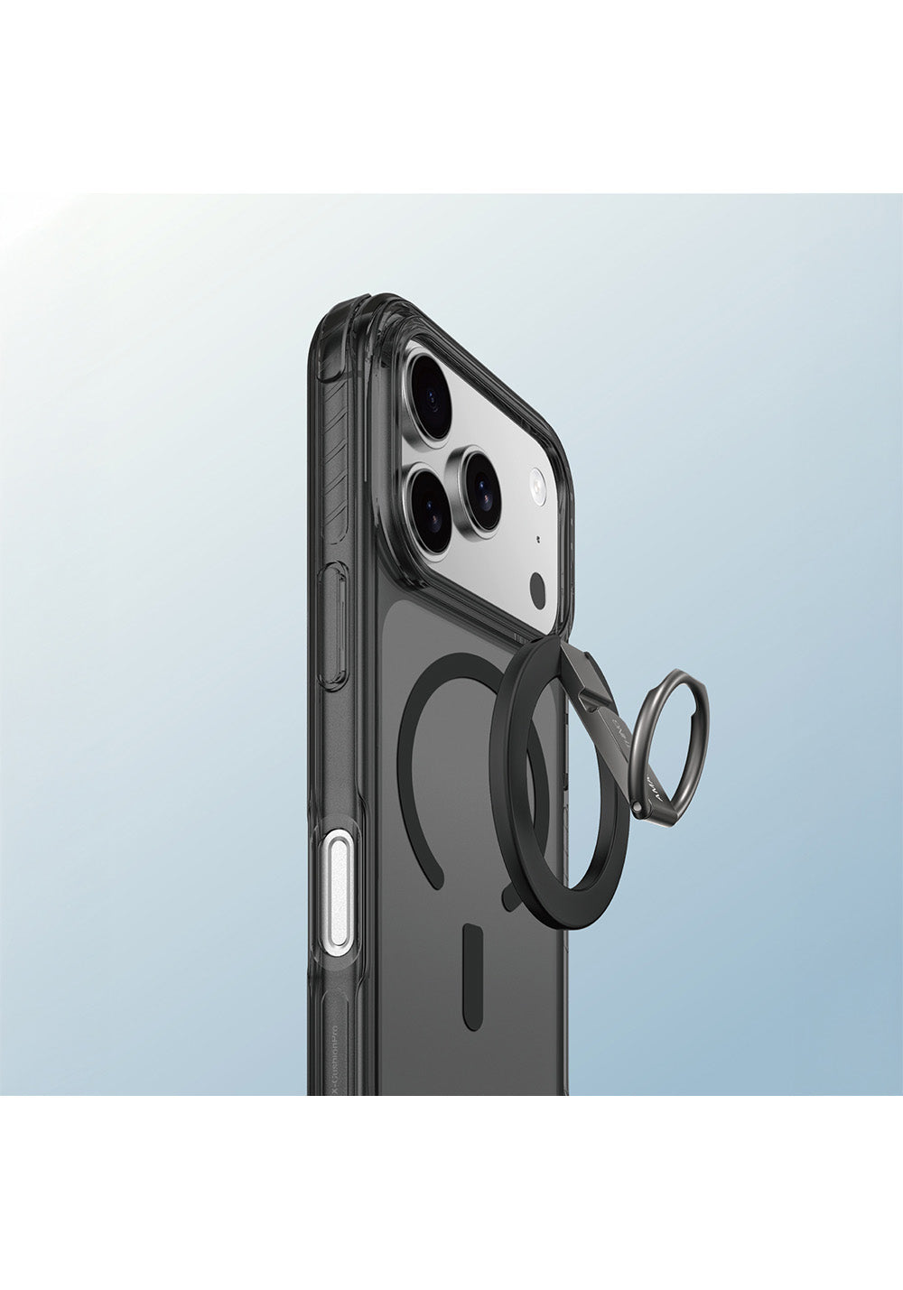 Apple iPhone 17 Pro Max Kılıf Manyetik Şarj Uyumlu Yüzük Standlı Amazingthing Titan Pro Serisi Kapak