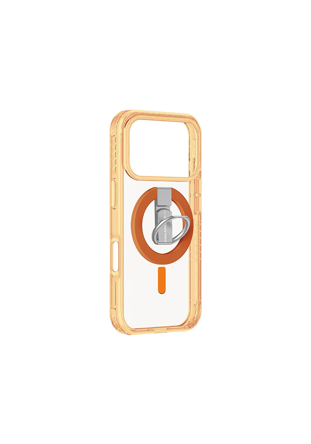 Apple iPhone 17 Pro Max Kılıf Manyetik Şarj Uyumlu Yüzük Standlı Amazingthing Titan Pro Serisi Kapak