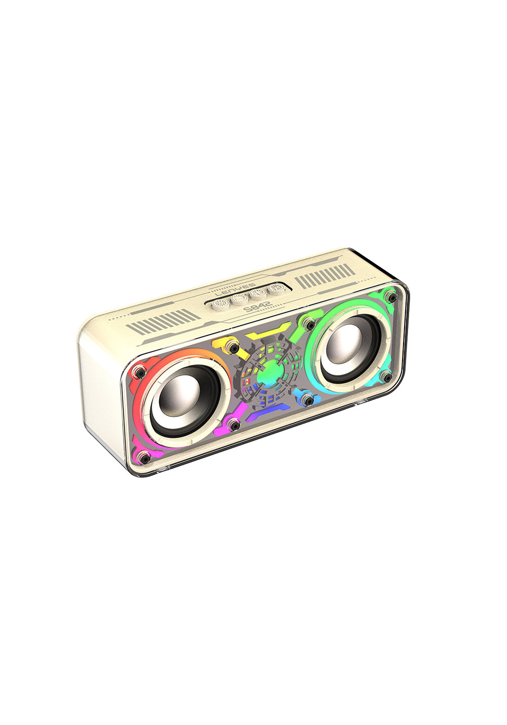 Lenyes S842 RGB Led Işıklı TWS Bluetooth Hoparlör v5.3 18W