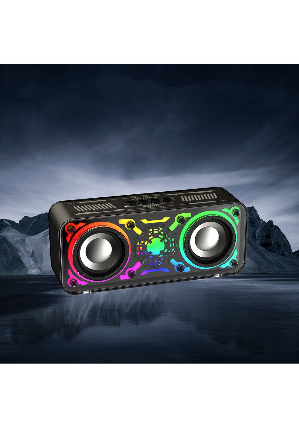 Lenyes S842 RGB Led Işıklı TWS Bluetooth Hoparlör v5.3 18W