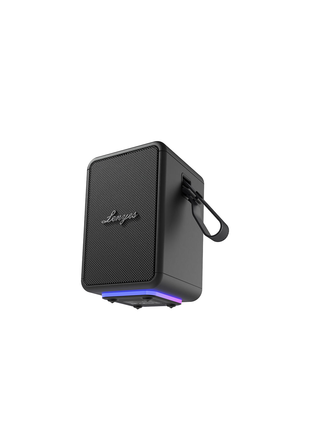 Lenyes S874 Su Geçirmez Özellikli RGB Işıklı Askılı Taşınabilir TWS Bluetooth Hoparlör v5.3