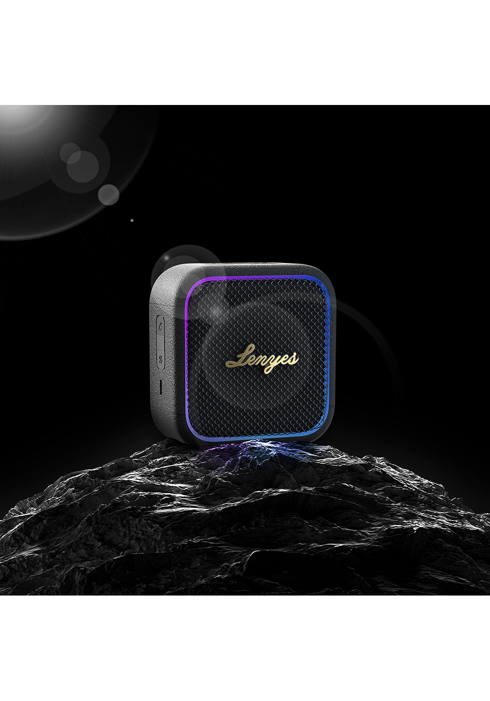 Lenyes S890 Su Geçirmez Özellikli RGB Işıklı Askılı Mini OTG-TWS Bluetooth Hoparlör v5.3