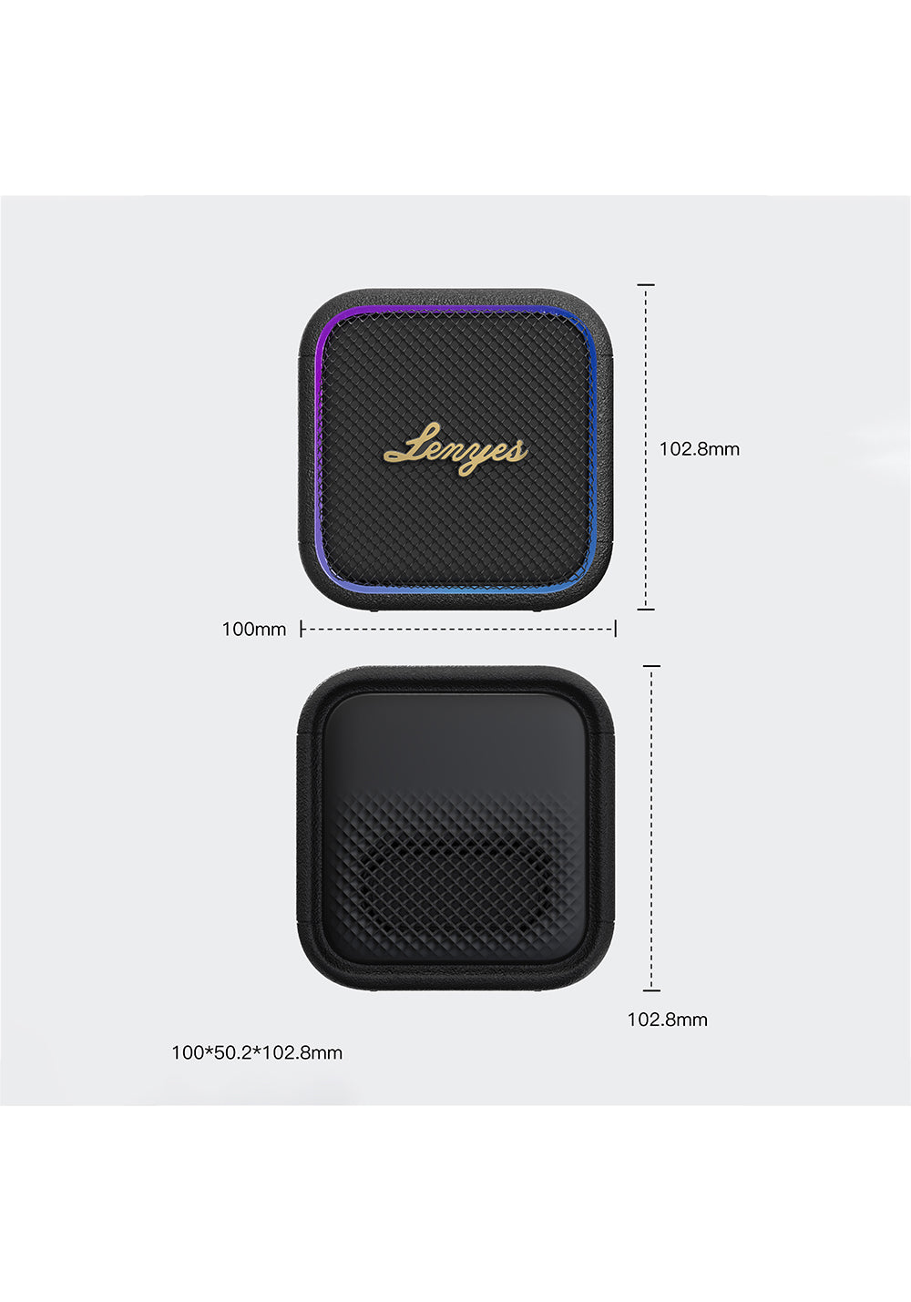 Lenyes S890 Su Geçirmez Özellikli RGB Işıklı Askılı Mini OTG-TWS Bluetooth Hoparlör v5.3