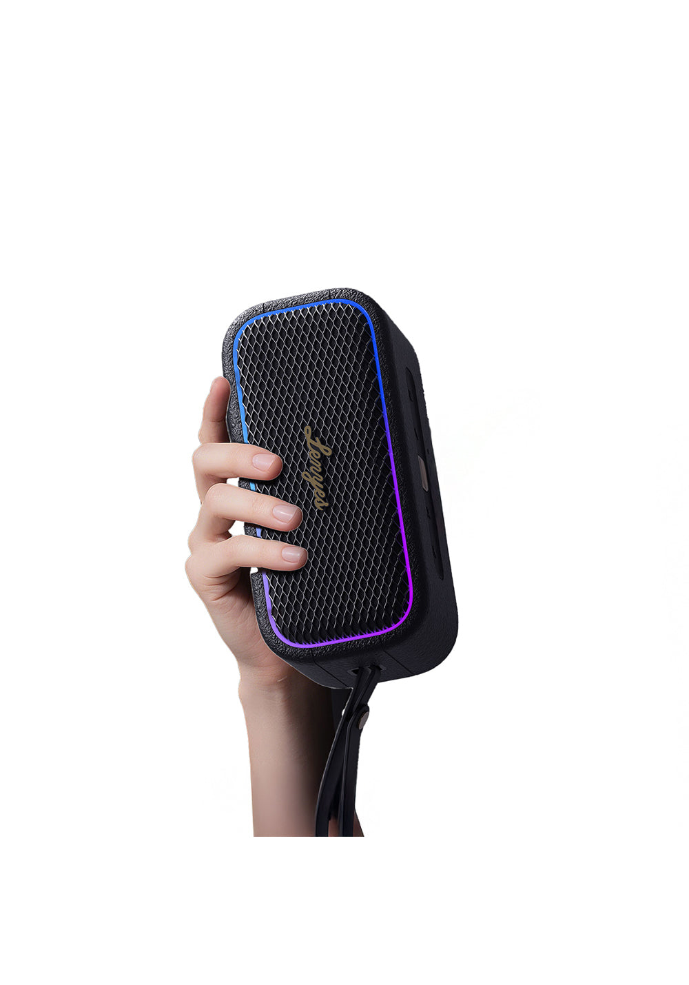 Lenyes S891 RGB Işıklı Taşınabilir Su Geçirmez OTG-TWS Bluetooth Hoparlör v5.3 80W