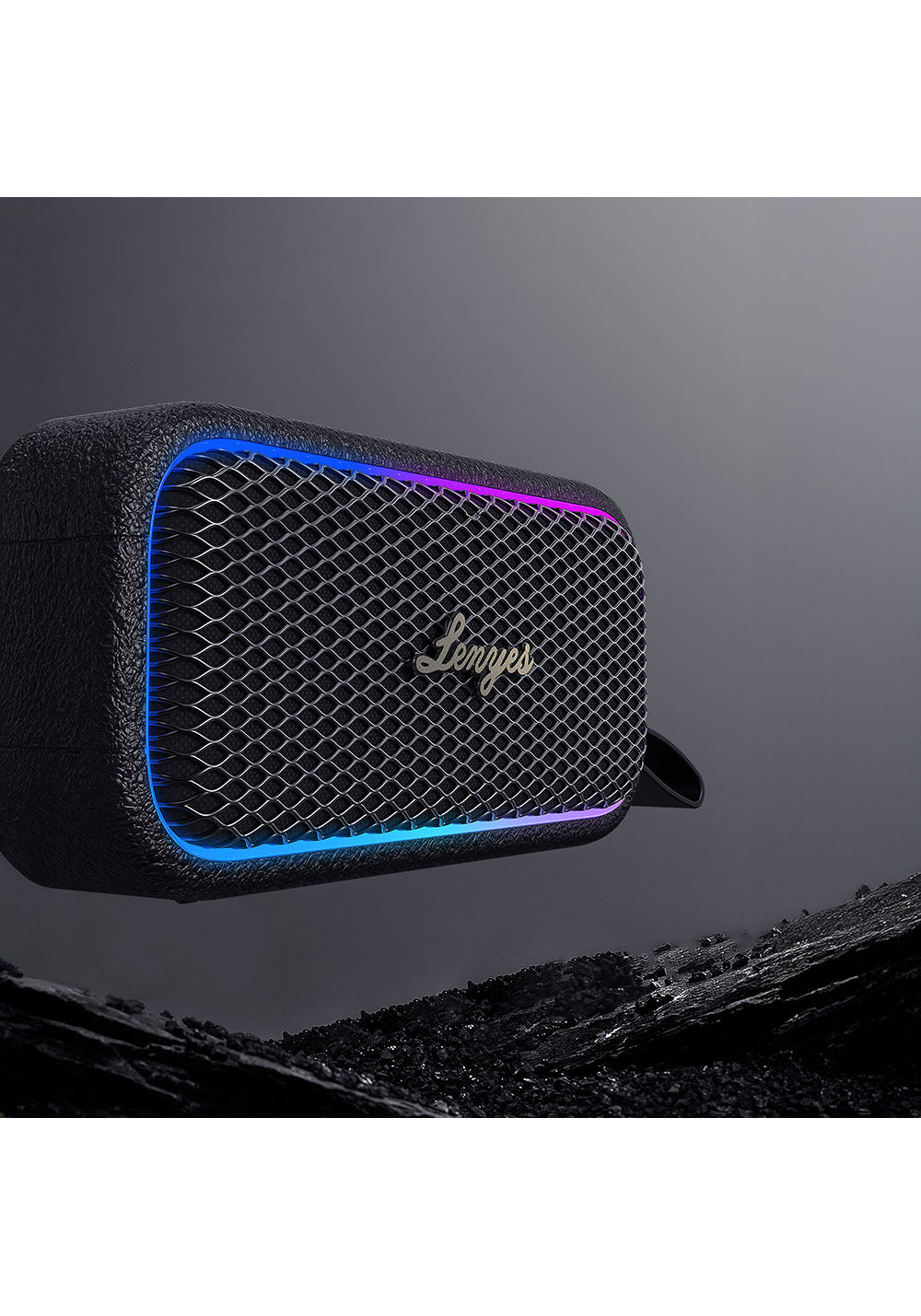 Lenyes S891 RGB Işıklı Taşınabilir Su Geçirmez OTG-TWS Bluetooth Hoparlör v5.3 80W