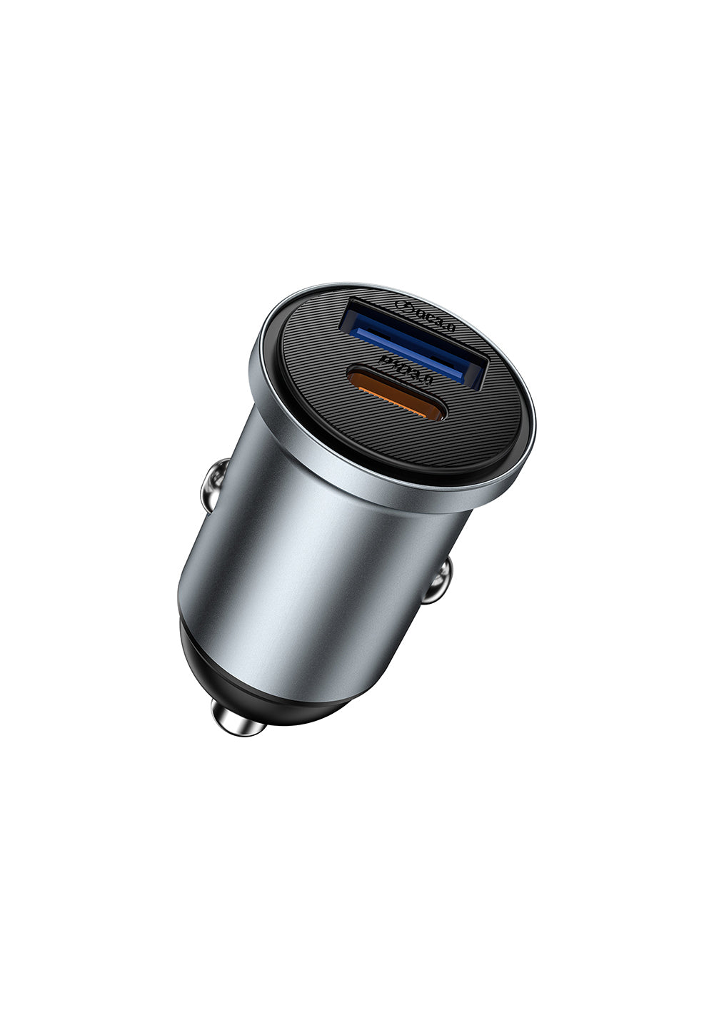 Wiwu Wi-CC030 Nano Lite Serisi Type-C + USB-A Hızlı Şarj Özellikli Akım Korumalı Araç Şarj Aleti PD ve QC3.0 35W