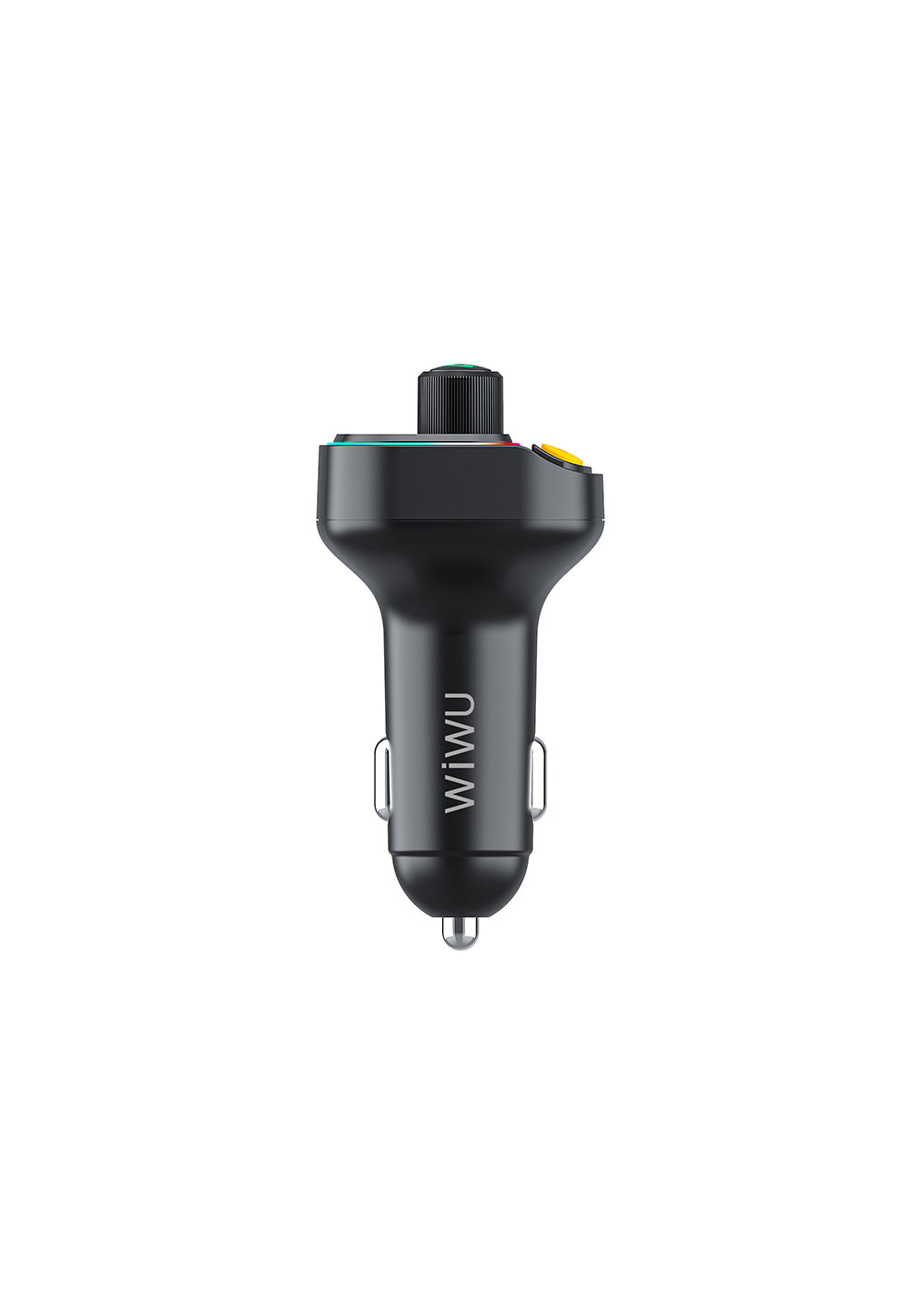 Wiwu Wi-QC031 RGB Bluetooth Transmitter MP3 Type-C ve USB-A Araç Şarjı