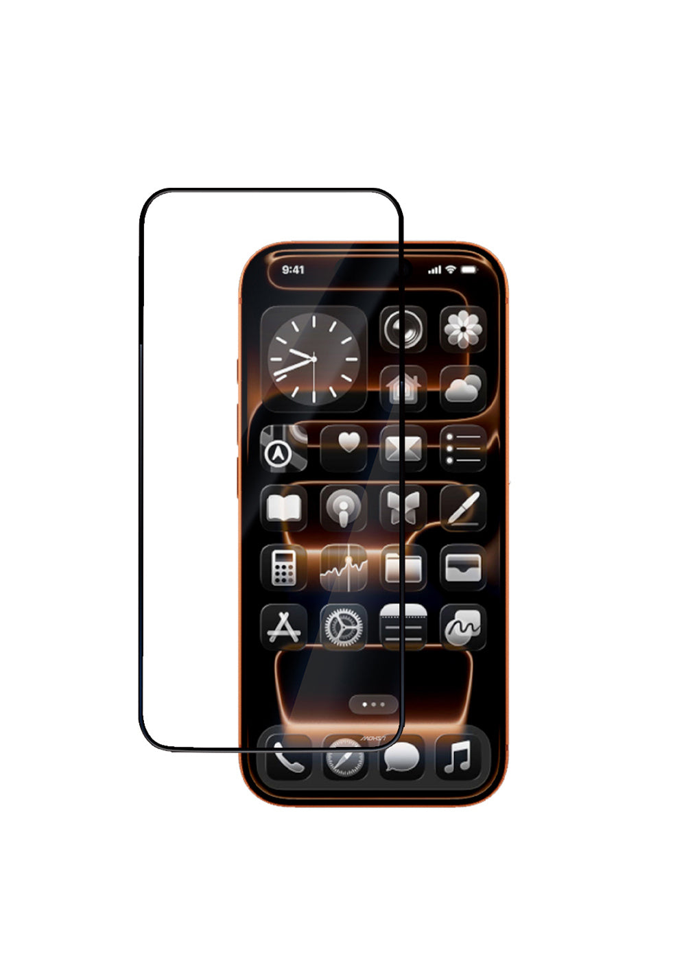 Apple iPhone 16 Plus Mohseven Safir Coating HD Temperli Cam Ekran Koruyucu
