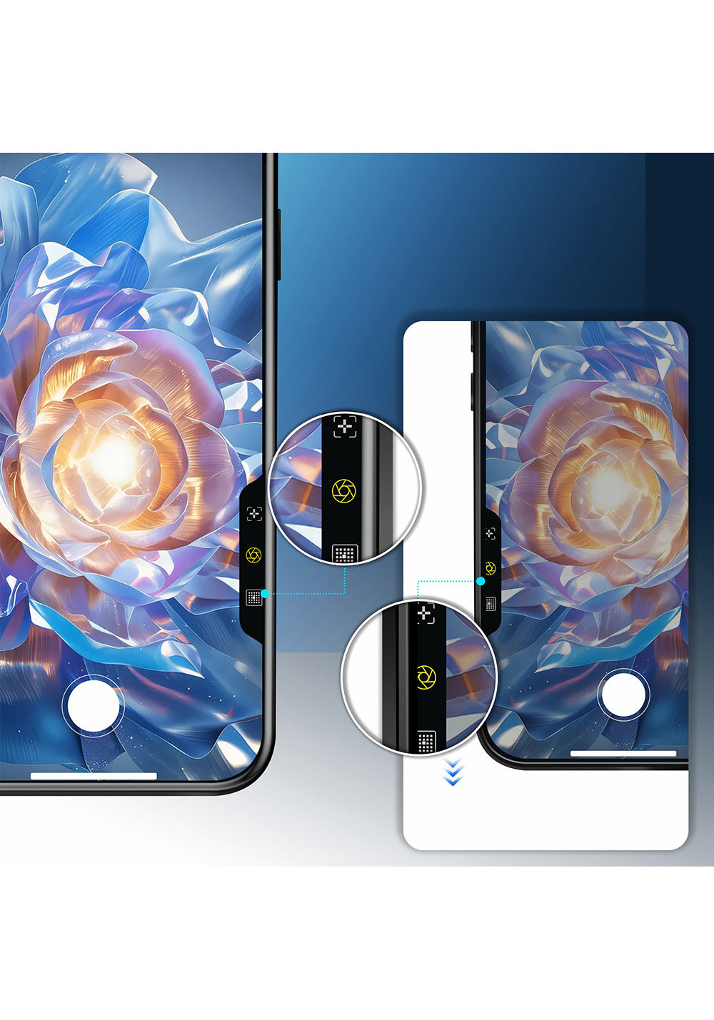 Apple iPhone 16 Plus Mohseven Safir Coating HD Temperli Cam Ekran Koruyucu