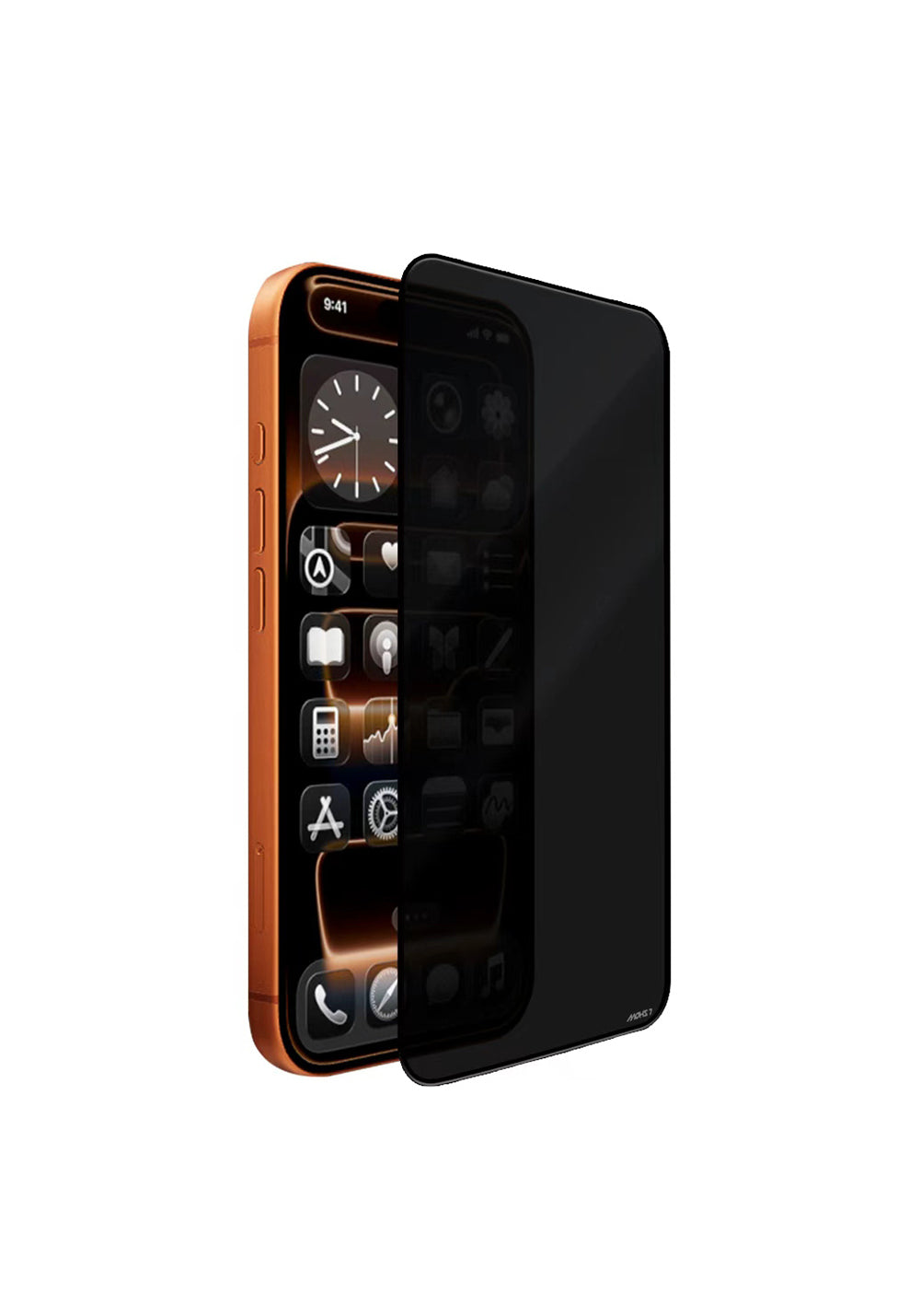 Apple iPhone 17 Pro Max Mohseven Safir Coating 3D Glue Privacy Hayalet Temperli Cam Ekran Koruyucu