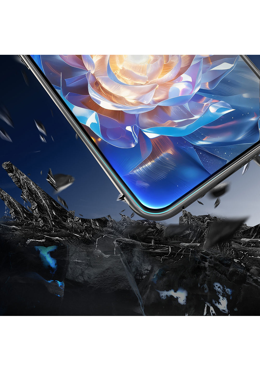 Apple iPhone 17 Pro Max Mohseven Safir Coating 3D Glue Privacy Hayalet Temperli Cam Ekran Koruyucu