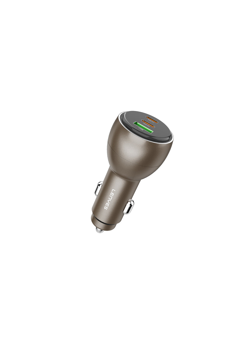 Lenyes CA66 Hızlı Şarj Özellikli Dual Type-C + Type-C + USB-A Portlu PD Araç Şarj Aleti 95W