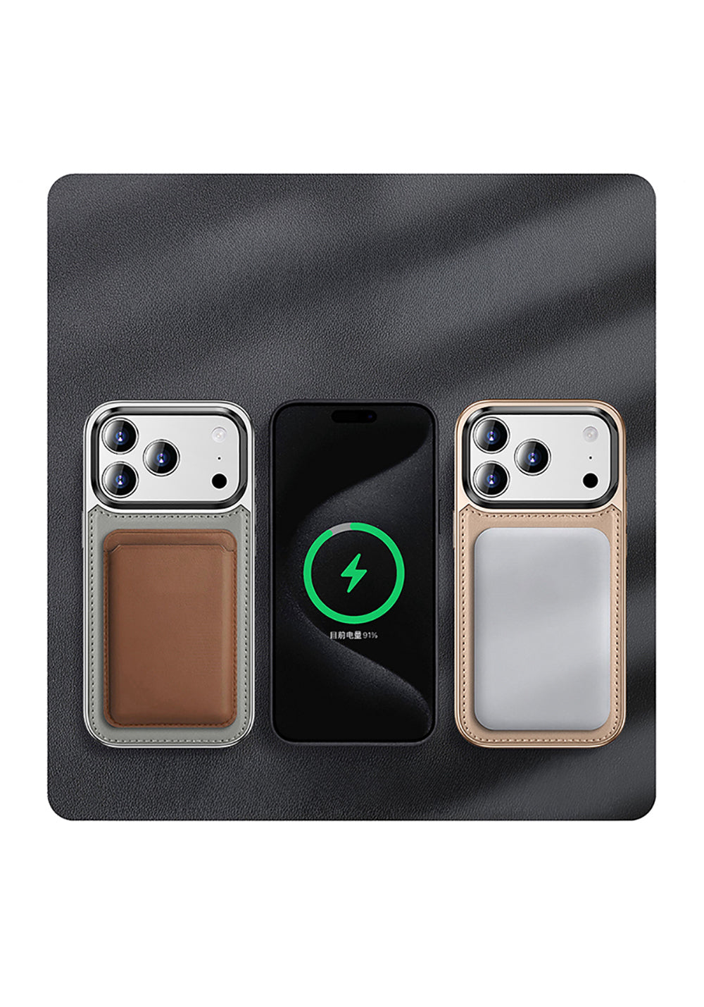 Apple iPhone 17 Pro Max Kılıf Manyetik Şarj Uyumlu Standlı Leto Kapak