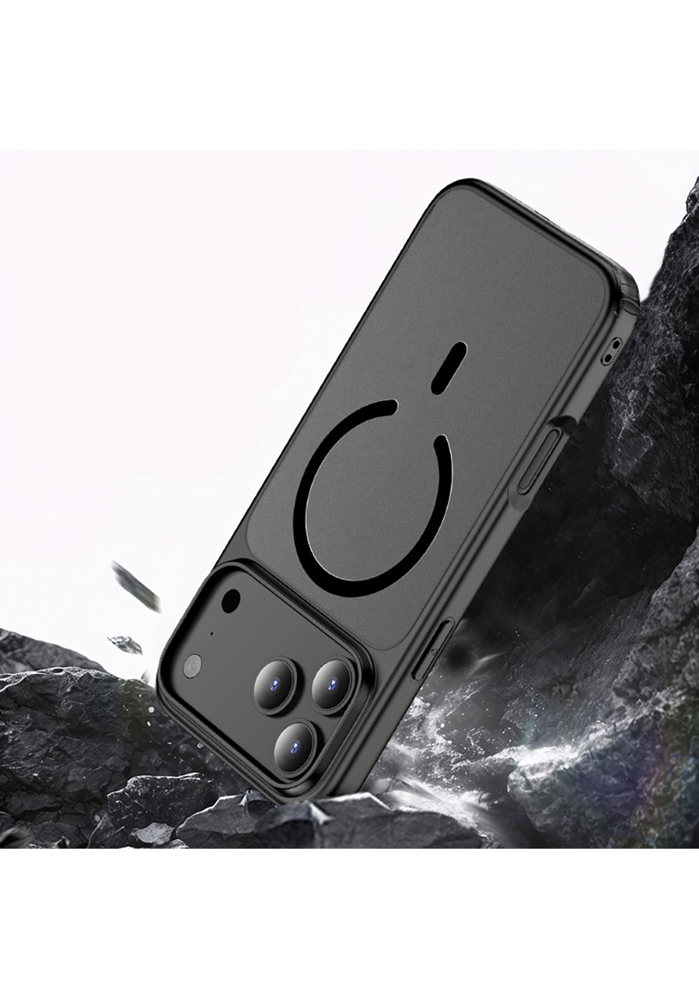 Apple iPhone 17 Pro Max Kılıf Manyetik Şarj Uyumlu Mat Arka Yüzey Wlons Lola Kapak
