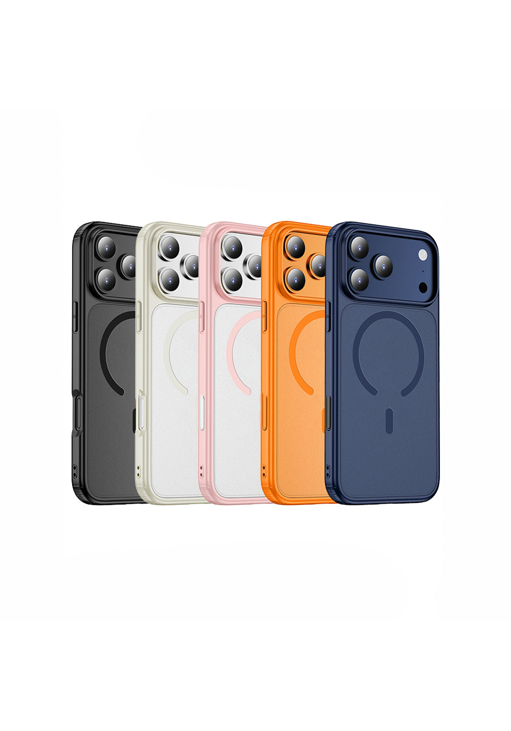 Apple iPhone 17 Pro Max Kılıf Manyetik Şarj Uyumlu Mat Arka Yüzey Wlons Lola Kapak