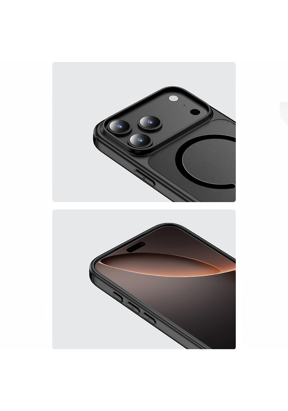 Apple iPhone 17 Pro Kılıf Manyetik Şarj Uyumlu Mat Arka Yüzey Wlons Lola Kapak