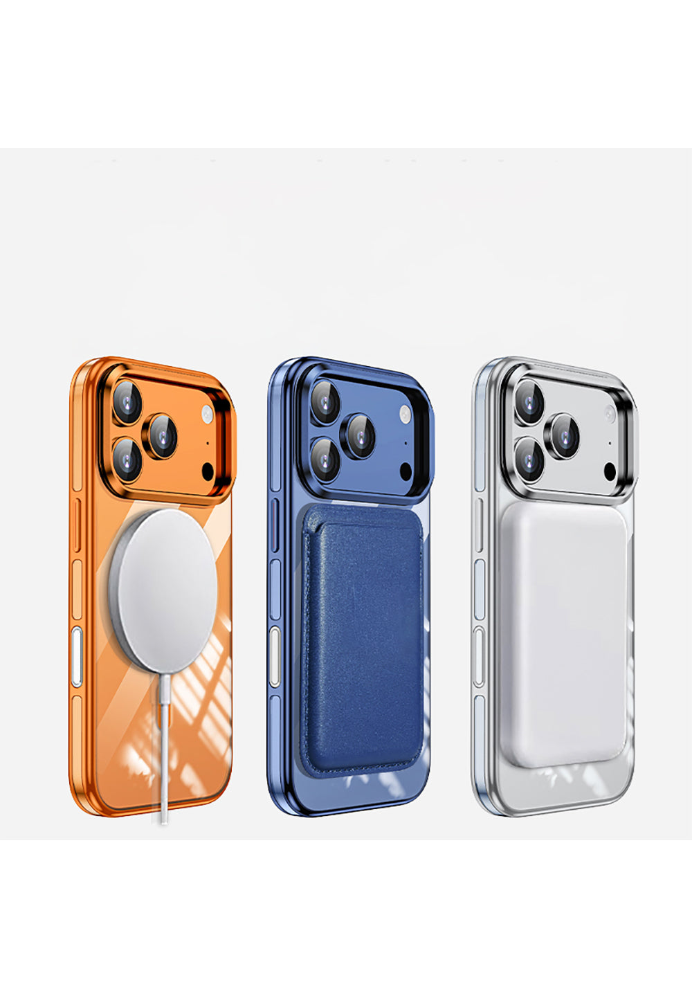 Apple iPhone 17 Pro Kılıf Manyetik Şarj Uyumlu Wlons Standlı Efsane Kapak