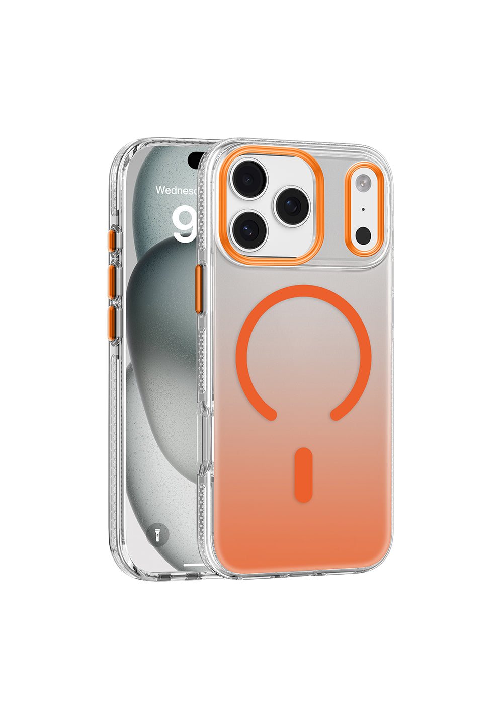 Apple iPhone 17 Pro Kılıf Manyetik Şarj Uyumlu Sararmaya Karşı Dayanıklı Mutural Icesense Serisi Kapak