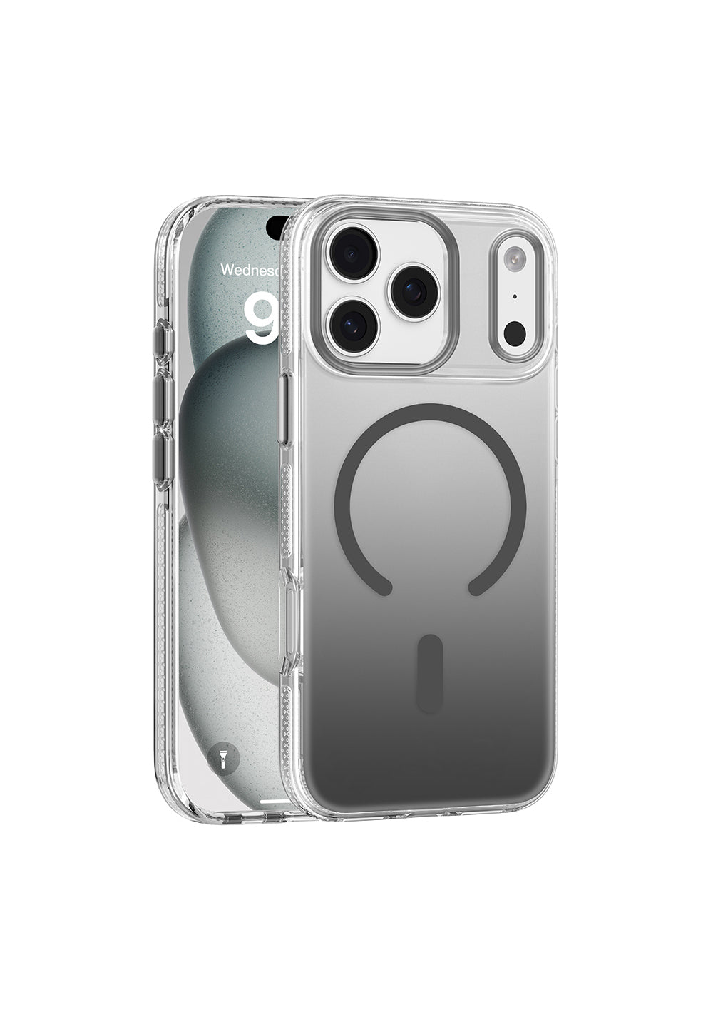 Apple iPhone 17 Pro Kılıf Manyetik Şarj Uyumlu Sararmaya Karşı Dayanıklı Mutural Icesense Serisi Kapak