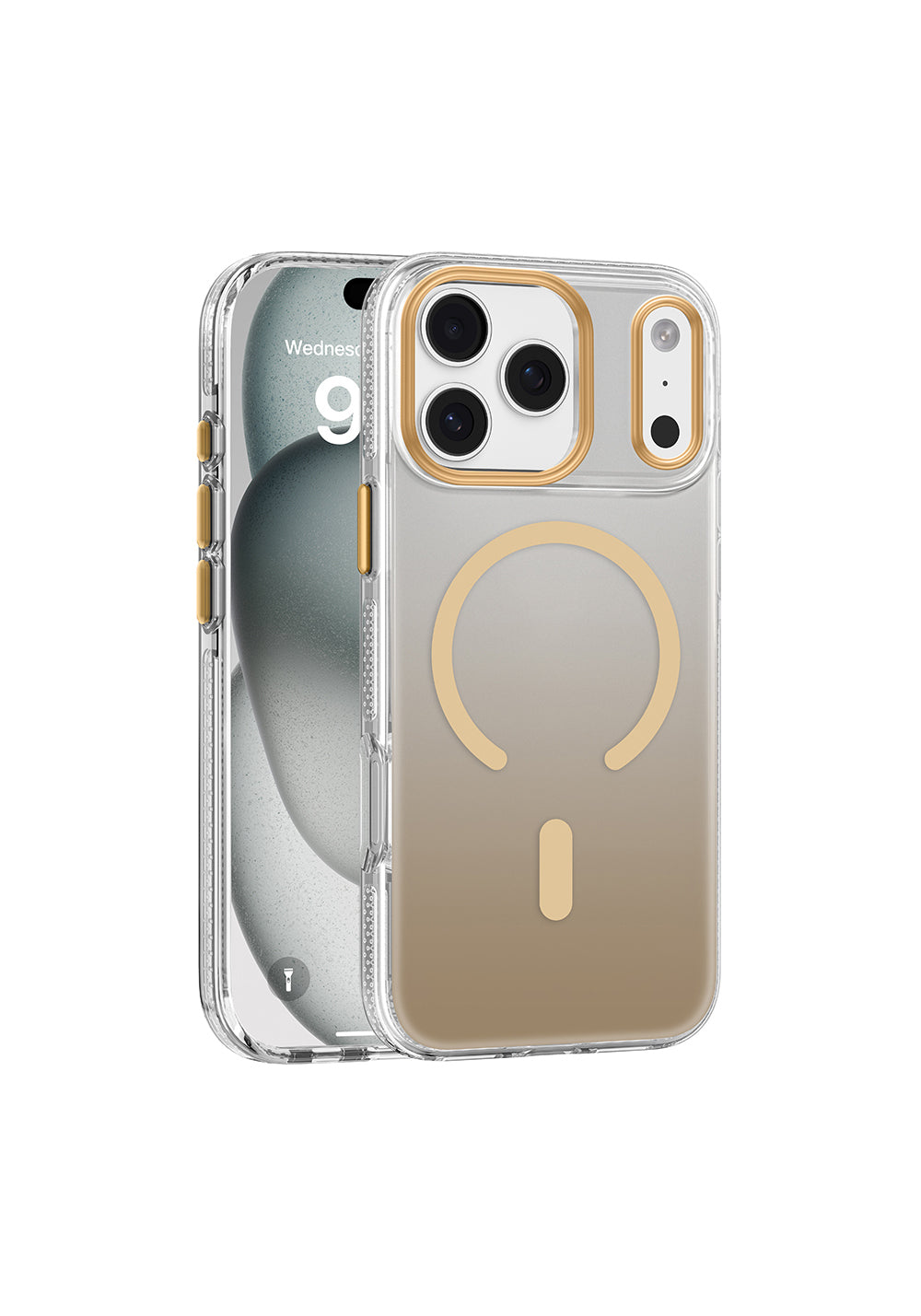 Apple iPhone 17 Pro Max Kılıf Manyetik Şarj Uyumlu Sararmaya Karşı Dayanıklı Mutural Icesense Serisi Kapak