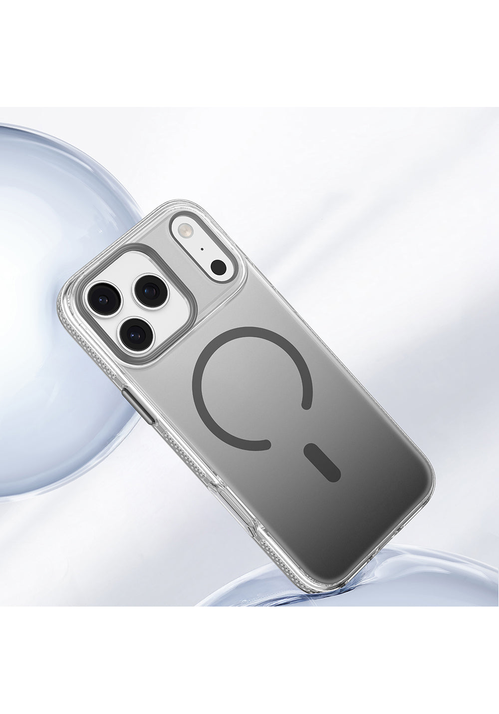 Apple iPhone 17 Pro Max Kılıf Manyetik Şarj Uyumlu Sararmaya Karşı Dayanıklı Mutural Icesense Serisi Kapak