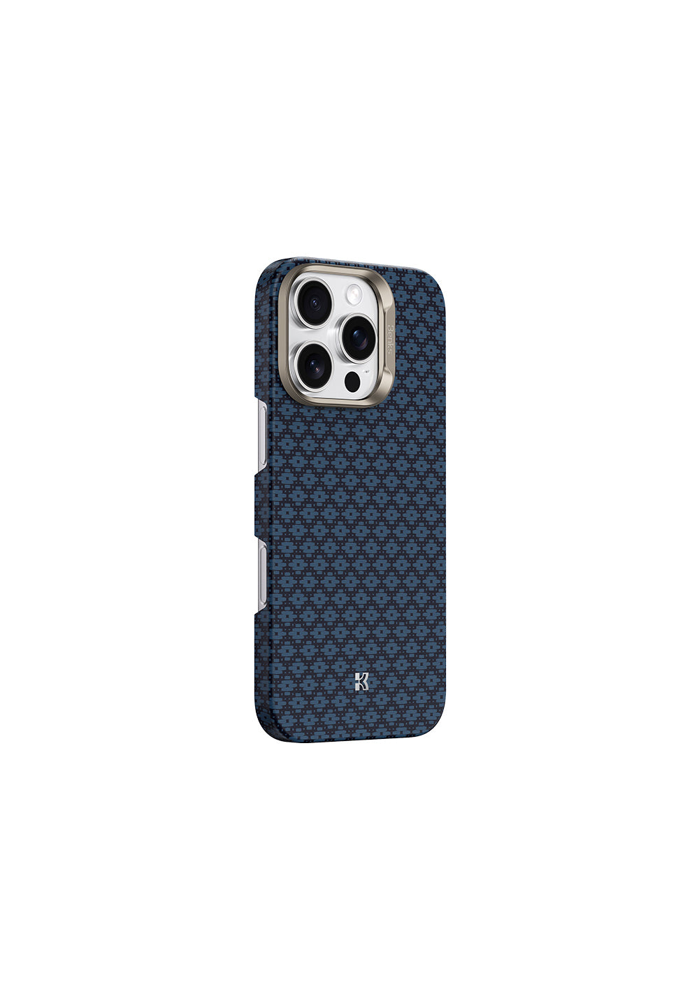 Apple iPhone 16 Pro Max Kılıf M-Safe Şarj Özellikli Benks ArmorAir ArmorGrid Serisi Kevlar Karbon Kapak