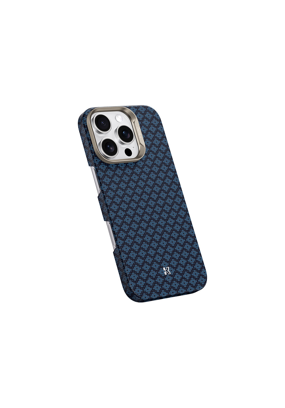 Apple iPhone 16 Pro Max Kılıf M-Safe Şarj Özellikli Benks ArmorAir ArmorGrid Serisi Kevlar Karbon Kapak