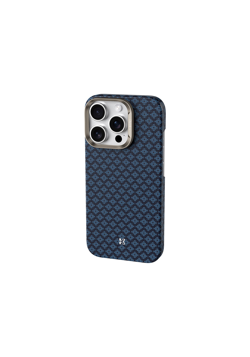 Apple iPhone 16 Pro Max Kılıf M-Safe Şarj Özellikli Benks ArmorAir ArmorGrid Serisi Kevlar Karbon Kapak