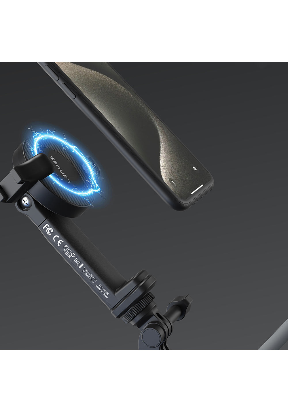 Lenyes CR203 2in1 Eller Serbest Magnetik Boyun Askılı Telefon Tutucu