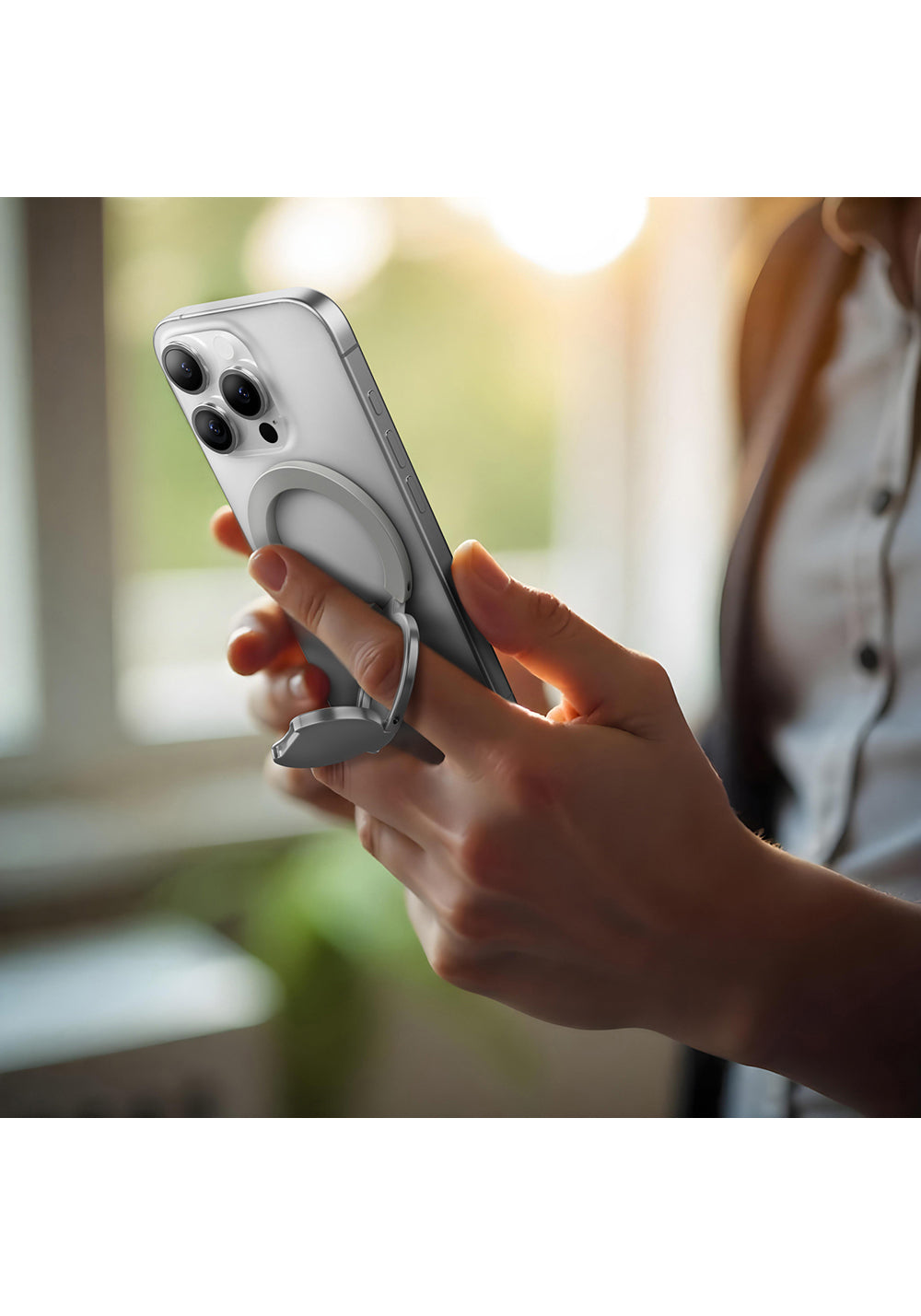 Amazingthing Magnetik 360 Derece Dönebilen Titan MagFlex Serisi Parmak Ring Stand