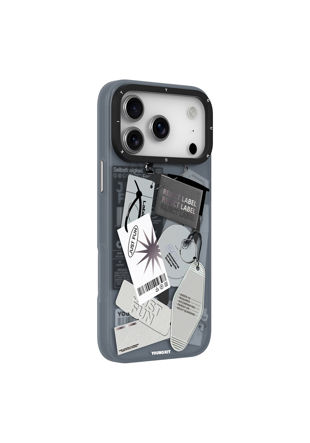 Apple iPhone 17 Pro Kılıf M-Safe Şarj Özellikli Youngkit Different Dimension Serisi Kapak