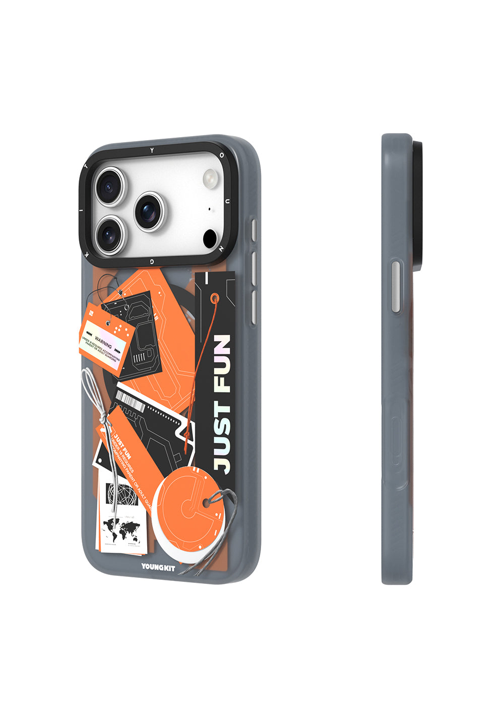 Apple iPhone 17 Pro Kılıf M-Safe Şarj Özellikli Youngkit Different Dimension Serisi Kapak