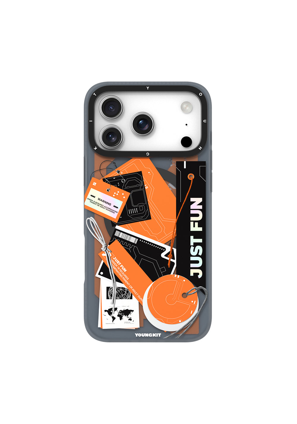 Apple iPhone 17 Pro Max Kılıf M-Safe Şarj Özellikli Youngkit Different Dimension Serisi Kapak