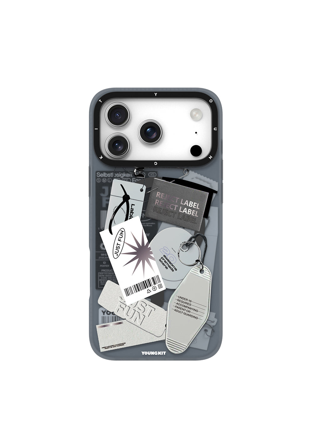 Apple iPhone 17 Pro Max Kılıf M-Safe Şarj Özellikli Youngkit Different Dimension Serisi Kapak