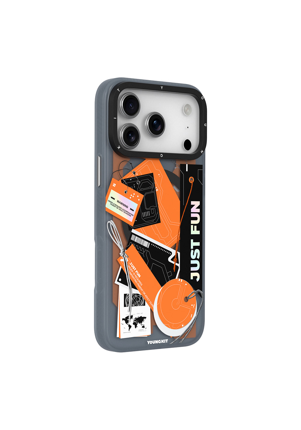 Apple iPhone 17 Pro Max Kılıf M-Safe Şarj Özellikli Youngkit Different Dimension Serisi Kapak