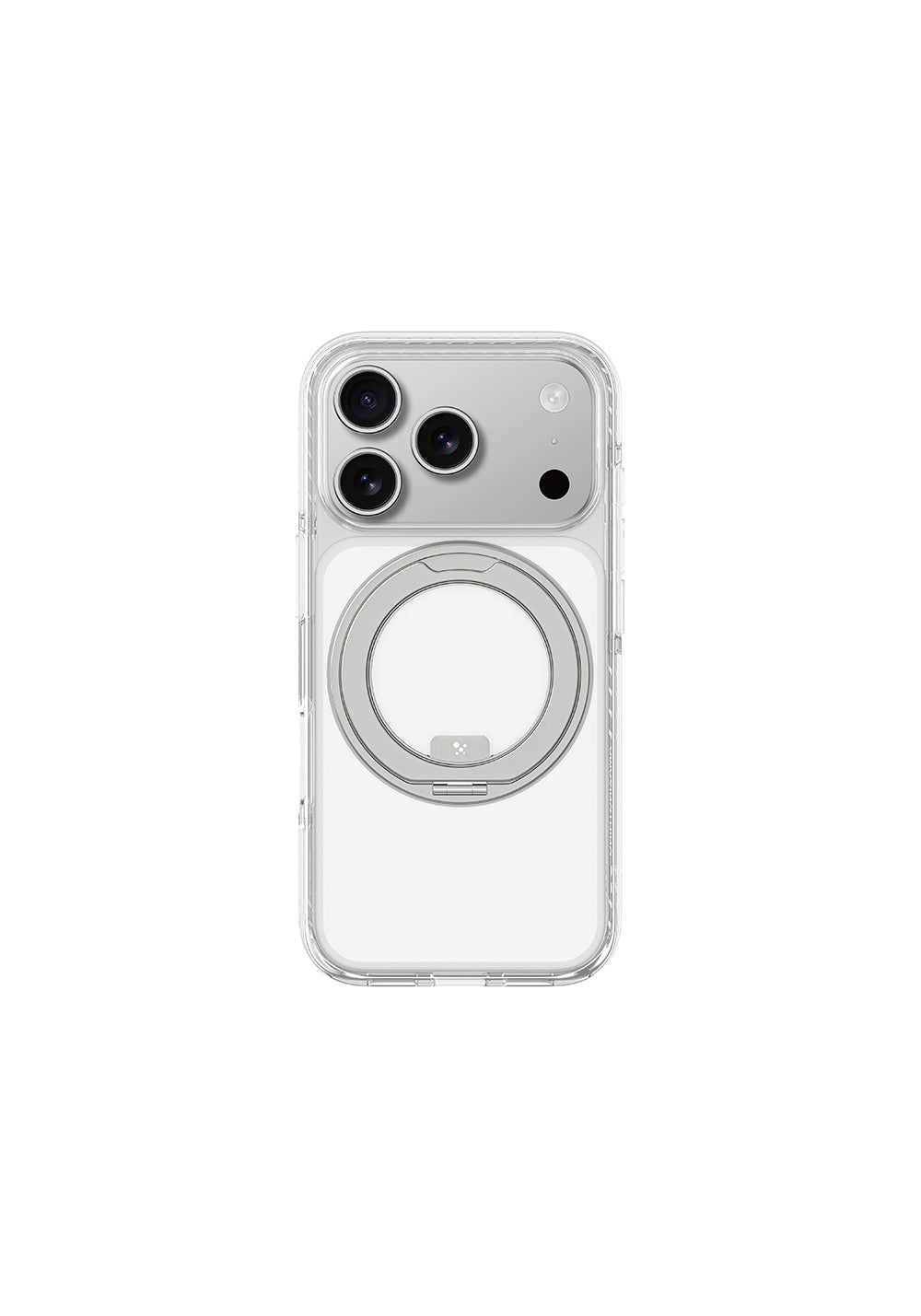 Apple iPhone 17 Pro Kılıf M-Safe Şarj Özellikli Airbag Tasarımlı Standlı AmazingThing Titan Pro MagSpin Kapak