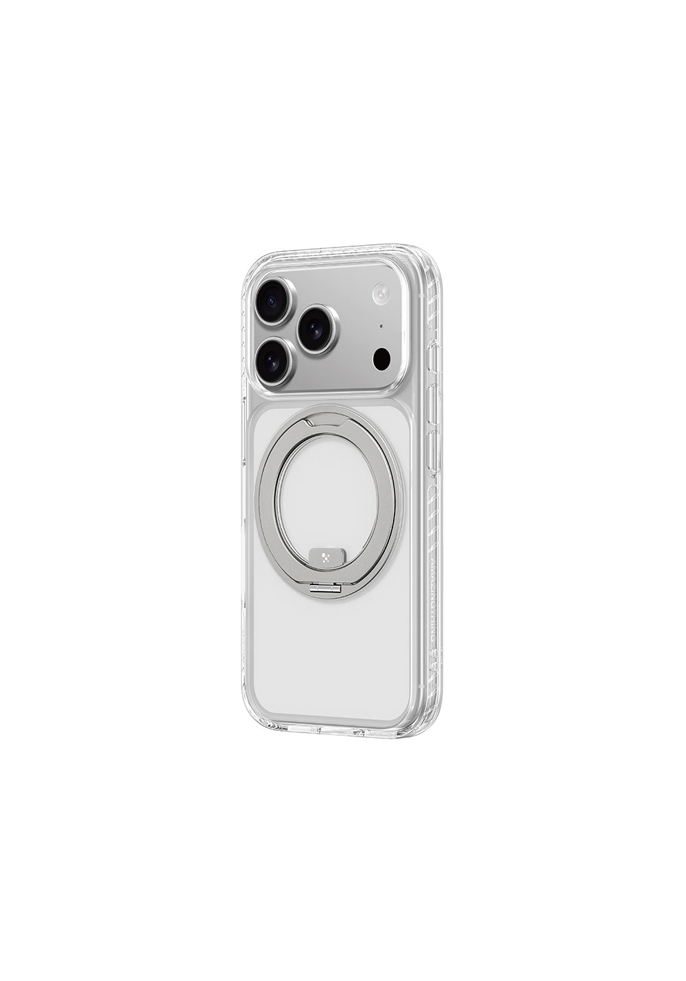 Apple iPhone 17 Pro Kılıf M-Safe Şarj Özellikli Airbag Tasarımlı Standlı AmazingThing Titan Pro MagSpin Kapak