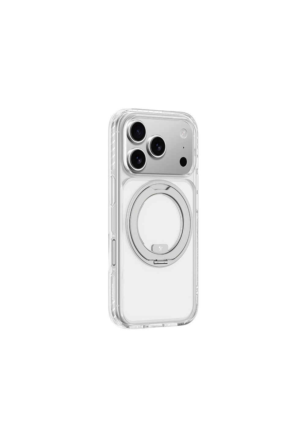 Apple iPhone 17 Pro Kılıf M-Safe Şarj Özellikli Airbag Tasarımlı Standlı AmazingThing Titan Pro MagSpin Kapak