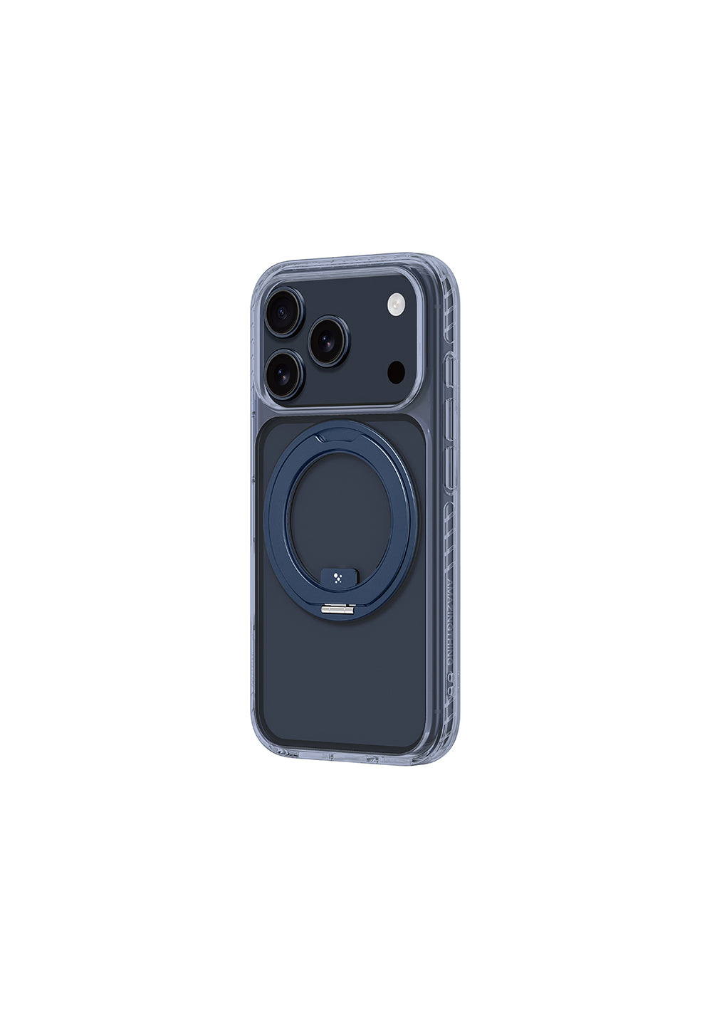 Apple iPhone 17 Pro Max Kılıf M-Safe Şarj Özellikli Airbag Tasarımlı Standlı AmazingThing Titan Pro MagSpin Kapak