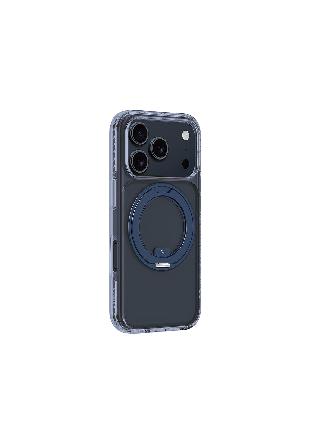 Apple iPhone 17 Pro Max Kılıf M-Safe Şarj Özellikli Airbag Tasarımlı Standlı AmazingThing Titan Pro MagSpin Kapak