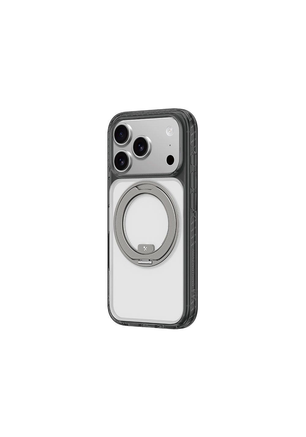Apple iPhone 17 Pro Max Kılıf M-Safe Şarj Özellikli Airbag Tasarımlı Standlı AmazingThing Titan Pro MagSpin Kapak