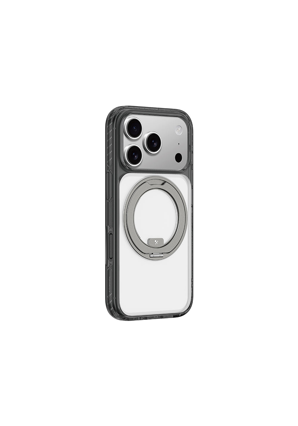 Apple iPhone 17 Pro Max Kılıf M-Safe Şarj Özellikli Airbag Tasarımlı Standlı AmazingThing Titan Pro MagSpin Kapak