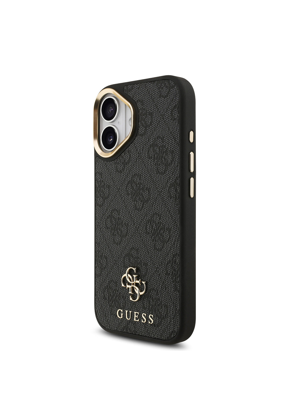 Apple iPhone 17 Guess Orijinal Lisanslı 4G ve Yazı Logolu Kılıf + Ekran Koruyucu + Lens Koruyucu 3in1 Aksesuar Seti
