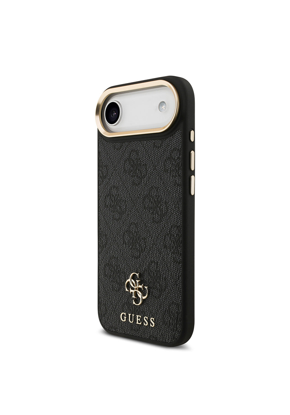 Apple iPhone 17 Air Guess Orijinal Lisanslı 4G ve Yazı Logolu Kılıf + Ekran Koruyucu + Lens Koruyucu 3in1 Aksesuar Seti