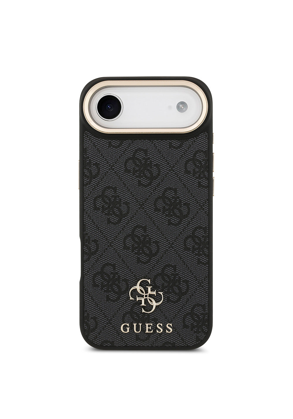 Apple iPhone 17 Air Guess Orijinal Lisanslı 4G ve Yazı Logolu Kılıf + Ekran Koruyucu + Lens Koruyucu 3in1 Aksesuar Seti